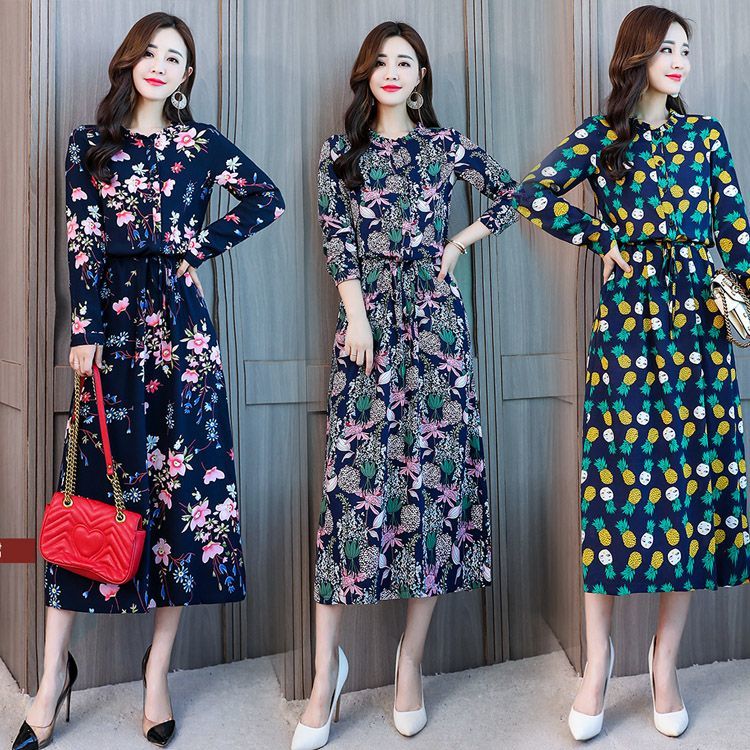 ファッションショップaya 花柄 エレガント ロングワンピース ファッションショップaya 花柄 エレガント ロングワンピース
