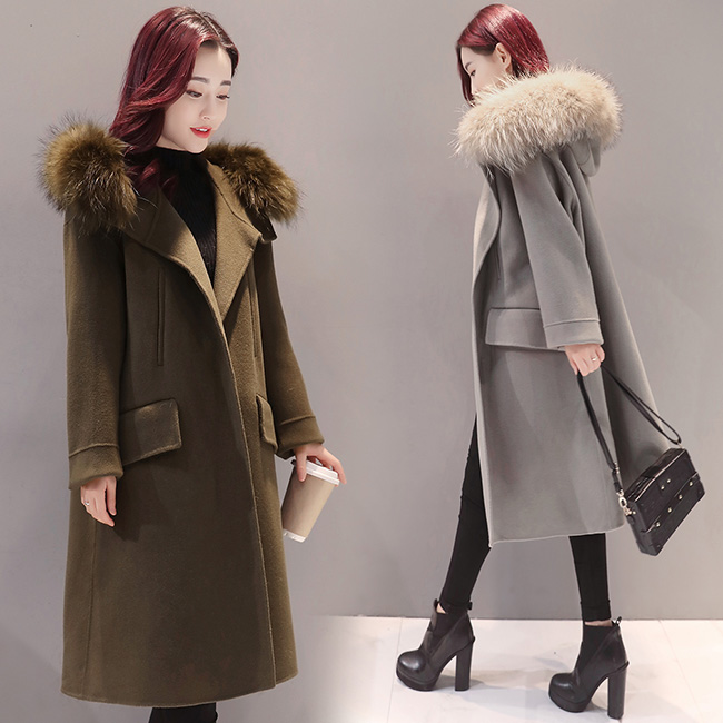 【ai】モノトーンでエレガントシックなファーコート スーツカラーファーコート エコファーコート ファーコート エコ