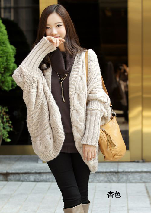 ファッションショップAya☆ドルマン袖・ニットカーディガン（6