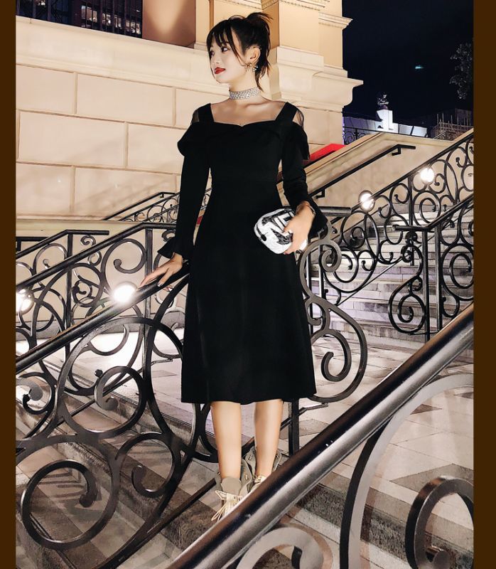 ファッションショップAya☆肩だしシースルー・ワンピース